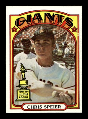 1972 Topps #165 Chris Speier Giants NEAR MINT *7j