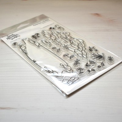 Sweet November Stamps, clear stamp, Pond Scene Builder