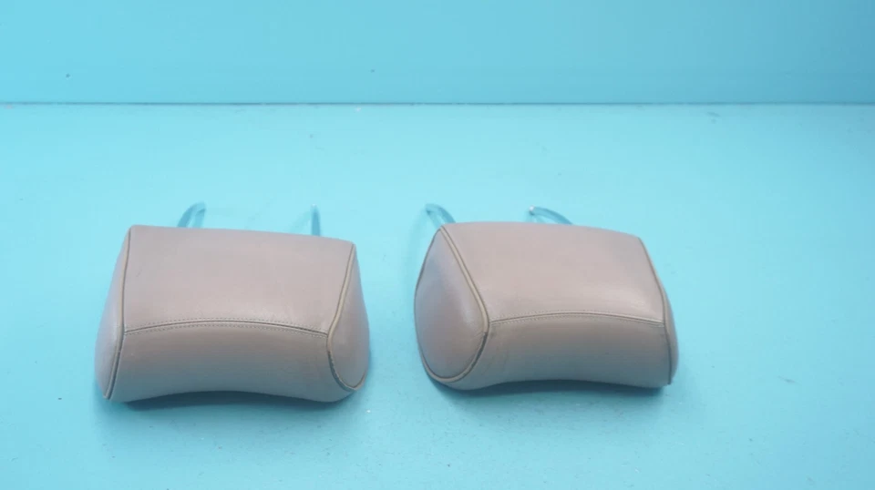 MERCEDES--BENZ R107 280SL 380SL 560SL, ASIENTO DELANTERO CUERO REPOSACABEZAS PAR Foto 2 de 4