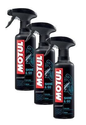 Motul MC Care E5 Shine&Go Kunststoffpflege Hochglanztiefenpflege 3x400ml