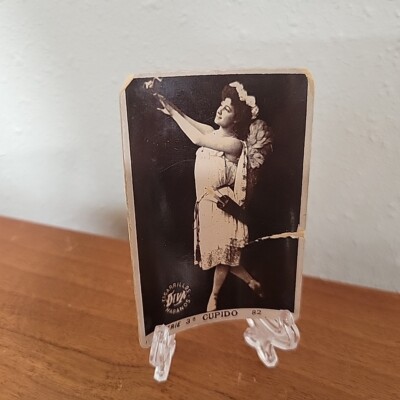 Antique Risqué Boudoir Card Cigarillo Hebanos Diva S3 Joya Del Arte 82 Cupid