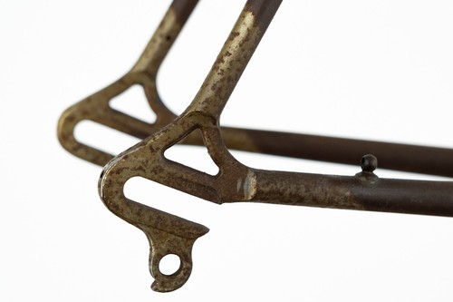 GRANDIS STEEL FRAMESET FRAME 80s VINTAGE LUGS COLUMBUS BICYCLE EROICA ROAD - Picture 4 of 20