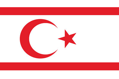 Holzschild 18x12 Nordzypern Flag Northern Cyprus Wand Deko Bar Kneipe Sammler Ge