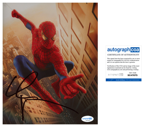 Willem Dafoe Signed Spider-Man GREEN GOBLIN 8x10 Photo EXACT Proof ACOA A - Picture 1 of 5