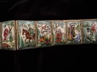Persian hand painted enamel panel link gilt belt — photo 8