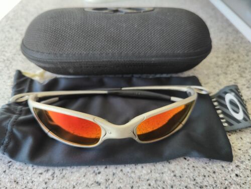 OAKLEY Juliet Metal x Rubber Silver x Blue Sunglasses sport leisure 03