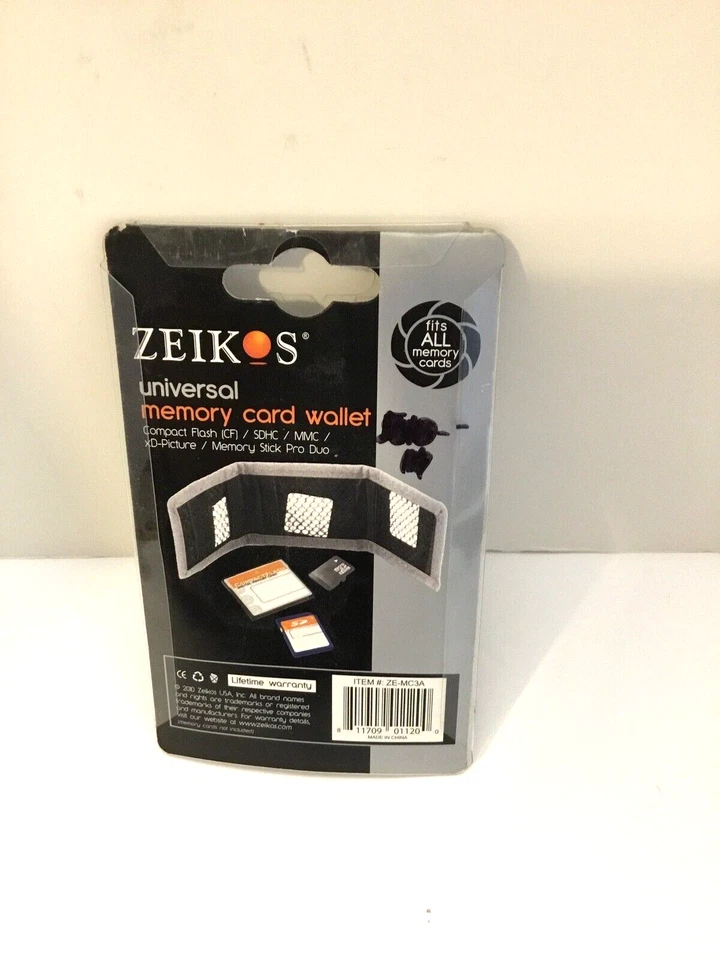 Zeikos Universal Memory Card Wallet MIP Fits all memory cards ZE-MC3A NIB! - Image 2 of 2