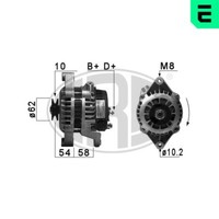 ERA Lichtmaschine Generator 100A 14V FüR Opel Astra G Caravan 1.7 TD