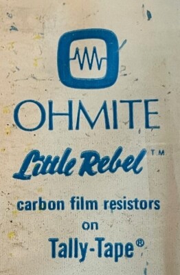 NOS Ohmite Little Rebel Carbon Film Resistors 1/2W 5% - Choose Your Value / Qty!
