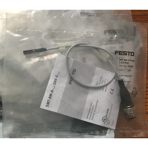 Neu One Festo SMT-8M-A-PS-24V-E-0.3-M12 574337 Näherungsschalter kostenloser Versand - Bild 1 von 4