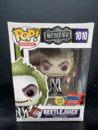 Funko Pop! Beetlejuice ~ Glow in the Dark #1010 2020 Fall Convention Lmtd E