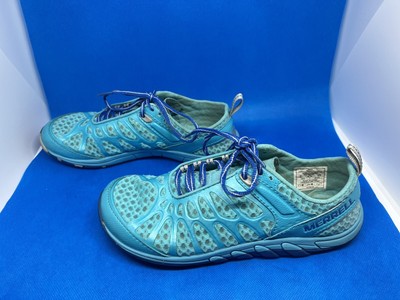 Merrell Crush Glove Aqua Athletic Running Shoes J57322 Women s Size 6 Vibram