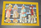 Strip of Floral Angel Kids Stickers Germany ges. gesch. England Cut Outs Women — photo 6