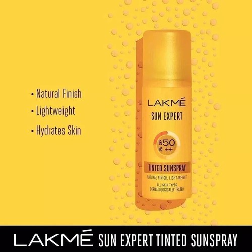 Lakme Sun Expert Tinted PA SPF50++ Spray Ultra Light for Oily and Dry Skin 50ml - Picture 12 of 12