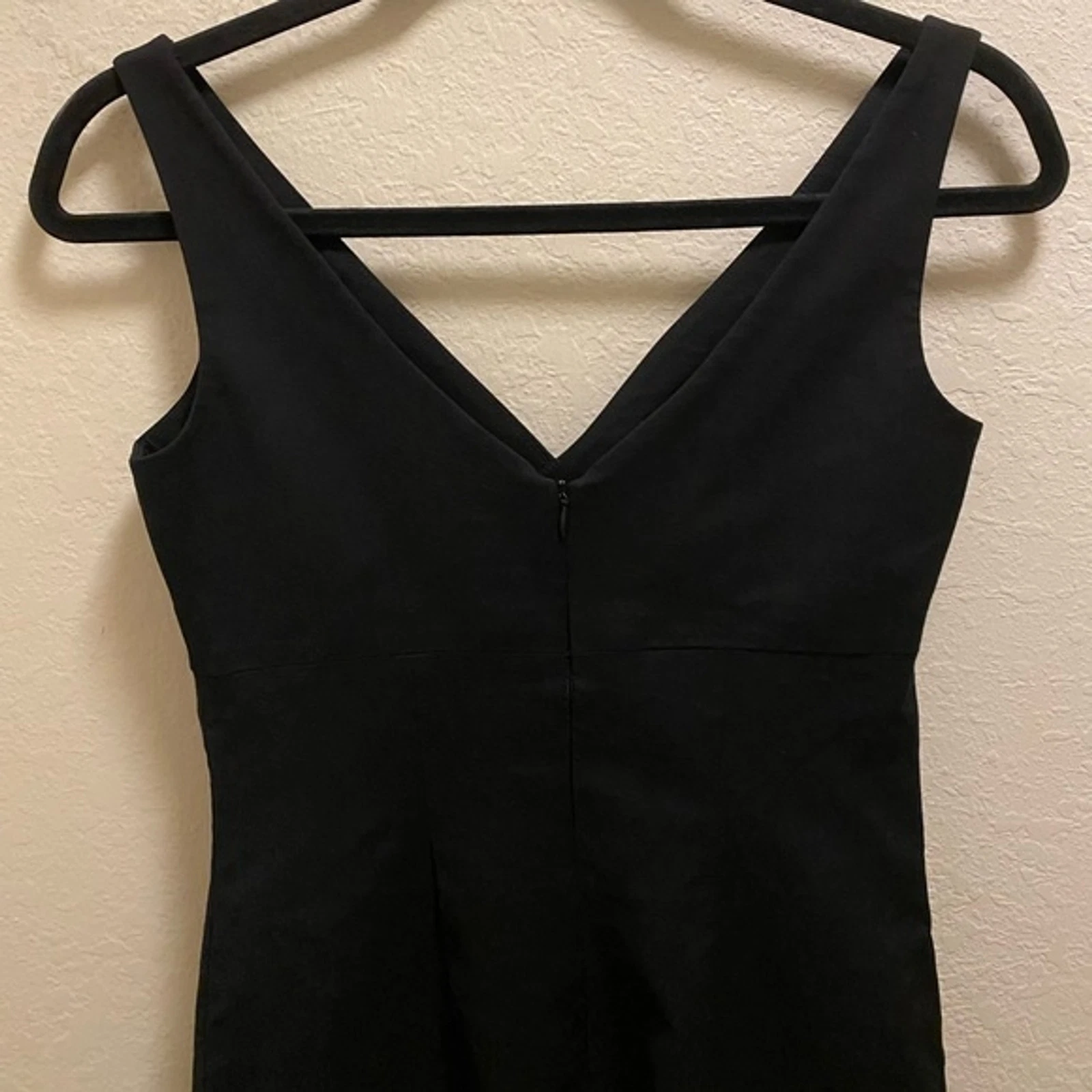 VETEMENTS Abito nero senza maniche Lavandry By Shelli Segal collo a V taglia 2