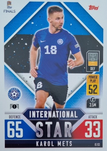 Topps UEFA Nations League 22/23 Match Attax 101 - INTERNATIONAL STARS AUSSUCHEN - Picture 94 of 100
