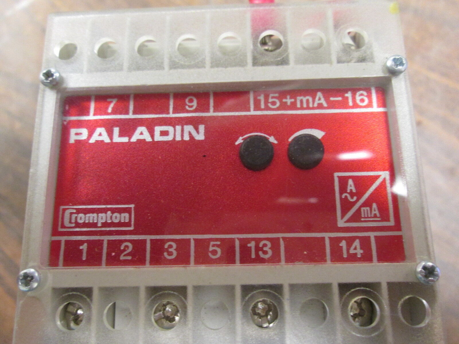 Crompton Paladin Current Transducer 253TALU Input 5A 60Hz Aux 120V