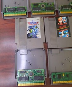 Lote NES Mario Bros. Solo cartuchos de bases de pistola superior Duck Hunt Super C Millipede 