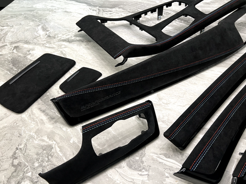 BMW F10 F11 ALCANTARA Innenraumverkleidung Set M STICHE RHD - Bild 6 von 12