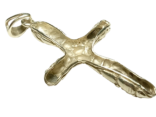 Sterling Silber Kreuz Anhänger - sehr schönes Stück - 2 1/2 cm lang - .925 - Bild 2 von 3