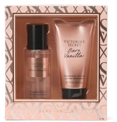 Victoria's Secret New! Bare vanilla Mini Mist & Lotion Duo Gift