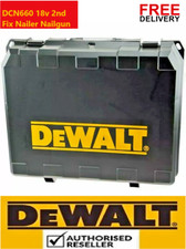 Genuine Dewalt Kit Box Empty Carry Case For DCN660 18v 2nd Fix Nailer Nailgun