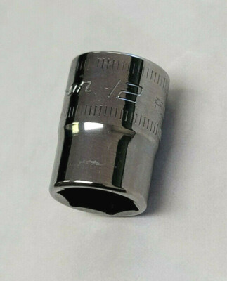 Snap-On ™ High Chrome 3/8” 12mm Shallow 6 Point Flank Drive Socket