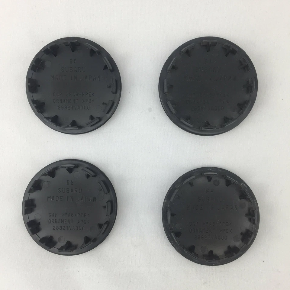 Juego de 4 tapas centrales OEM Subaru Legacy Impreza Outback XV Crosstrek WRX 12-17 Foto 4 de 4