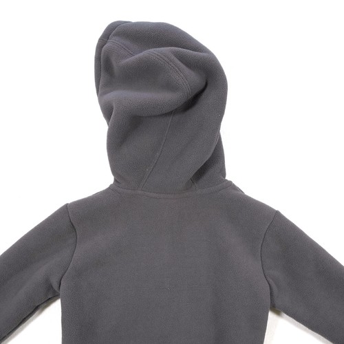 Nike Kids Fleece Hoodie Jacket Full Zip Embroidered Logo Gray Size 4 - Picture 13 of 18
