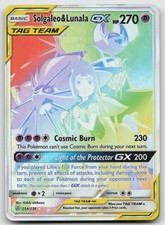 Solgaleo & Lunala GX (Secret) Rainbow Rare Holo SM Cosmic Eclipse 254/236 MP/HP on eBay