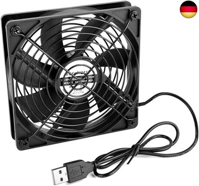 euroharry USB PC Ventilator USB lüfter pc lüfter PC 120MM Gehäuse lüfter zum PC/