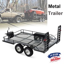 Metal Trailer for 1/10 RC Crawler Axial SCX10 90046 AXI03007 Traxxas TRX4 GEN8