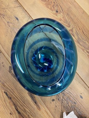 Waterford Crystal Evolution Cobalt Rush 9 Inch Bowl