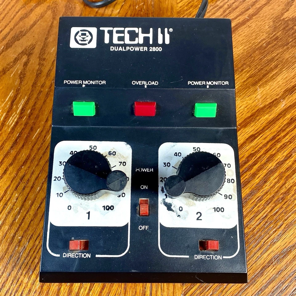 Transformador Controlador Tren Modelo Doble Potencia 2800 MRC Tech II De Colección ~ Hecho en EE. UU. Foto 2 de 4