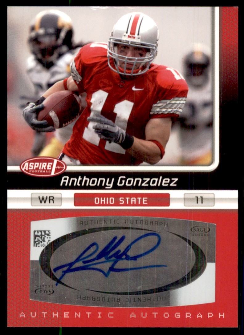Anthony Gonzalez SA-GE Aspire #24A Autograph