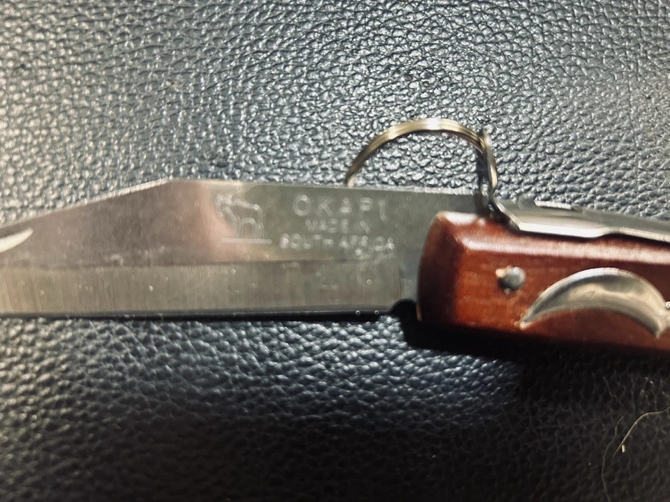  Okapi LOCK RING Knife  South Africa Carbon Steel 4in blade  - Image 2 of 4