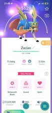 Pok�mon Trade Go Level 50- Crowned Zacian With 3 Moves- Max Moves Unlocked