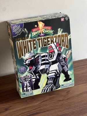 Mighty Morphin Power Rangers Legacy White Tigerzord Megazord New Open Box Unused