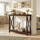 Console Entryway Sofa Table Rectangular Display Table for Living Room Hallway