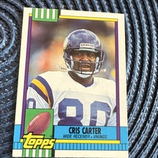 Topps 1990 Traded Cris Carter Minnesota Vikings Football Base #19T
