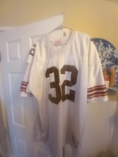 Jim Brown Cleveland Browns 1964 NFL Mitchell & Ness Throwback Jersey Size 54 XXL