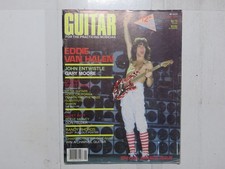 Eddie Van Halen Guitar For The Practicing Musician May 1984 With Poster E6
