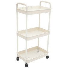 Rolling Pantry Storage Organizing Cart Bathroom Trolly Wheel Trolley