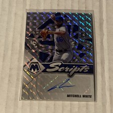 2022 Mosaic Mitchell White Prospect Auto Autograph Silver Mosaic Prizm