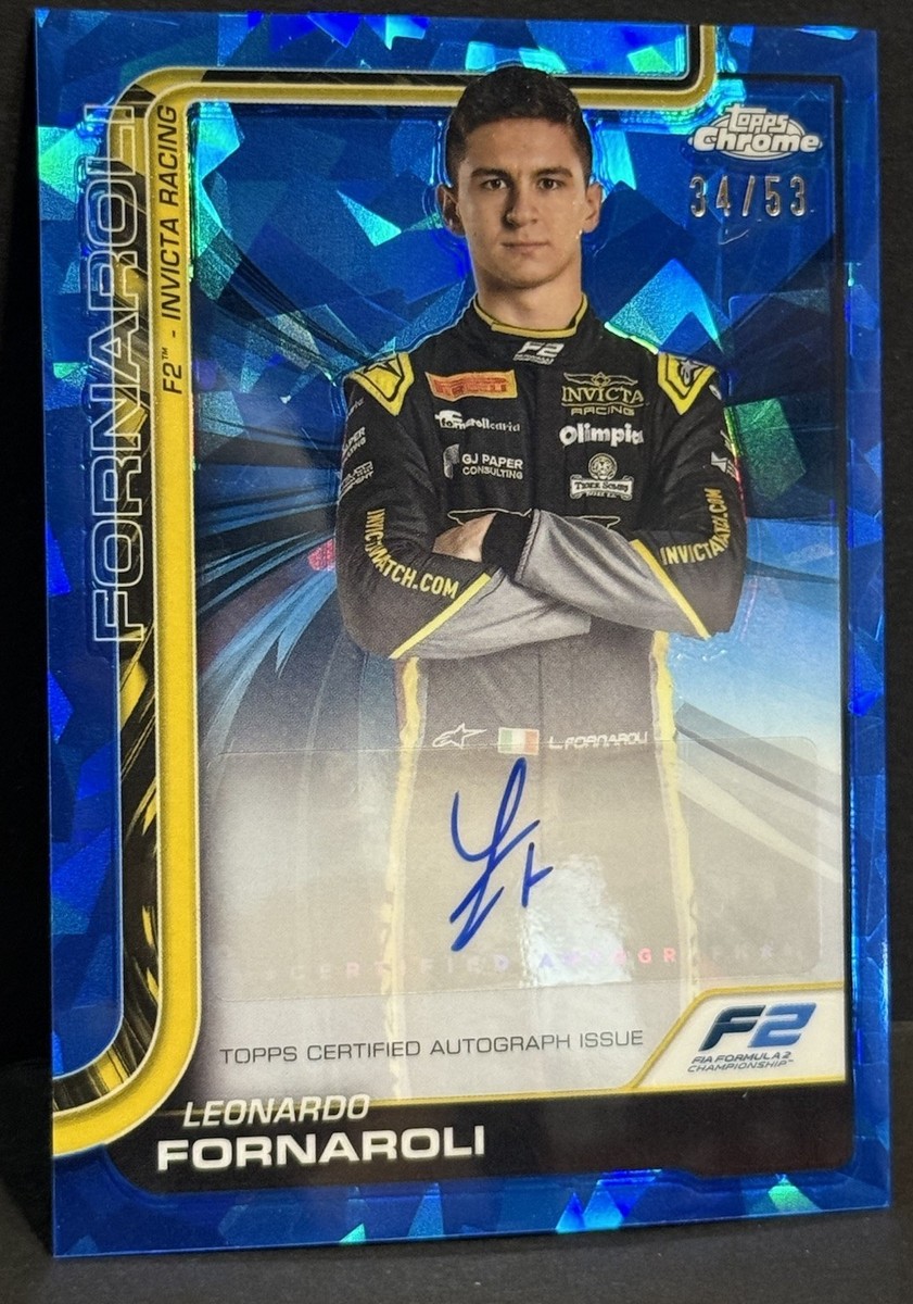 2025 Topps Chrome Sapphire Edition Formula 1 Leonardo Fornaroli