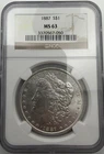 1887 Morgan Silver Dollar MS63 Philadelphia NGC