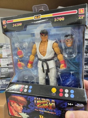 Jada Toys Street Fighter II Ryu 6'' Action Figure Ultra Final Challengers New