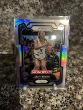 2024 Panini Prizm Monopoly WNBA #15 Jaelyn Brown Silver Prizm RC Dallas Wings