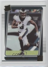 2021 Panini Clearly Donruss Rated Rookie Gold DeVonta Smith #62 6q5