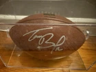 Tom Brady Autographed Football